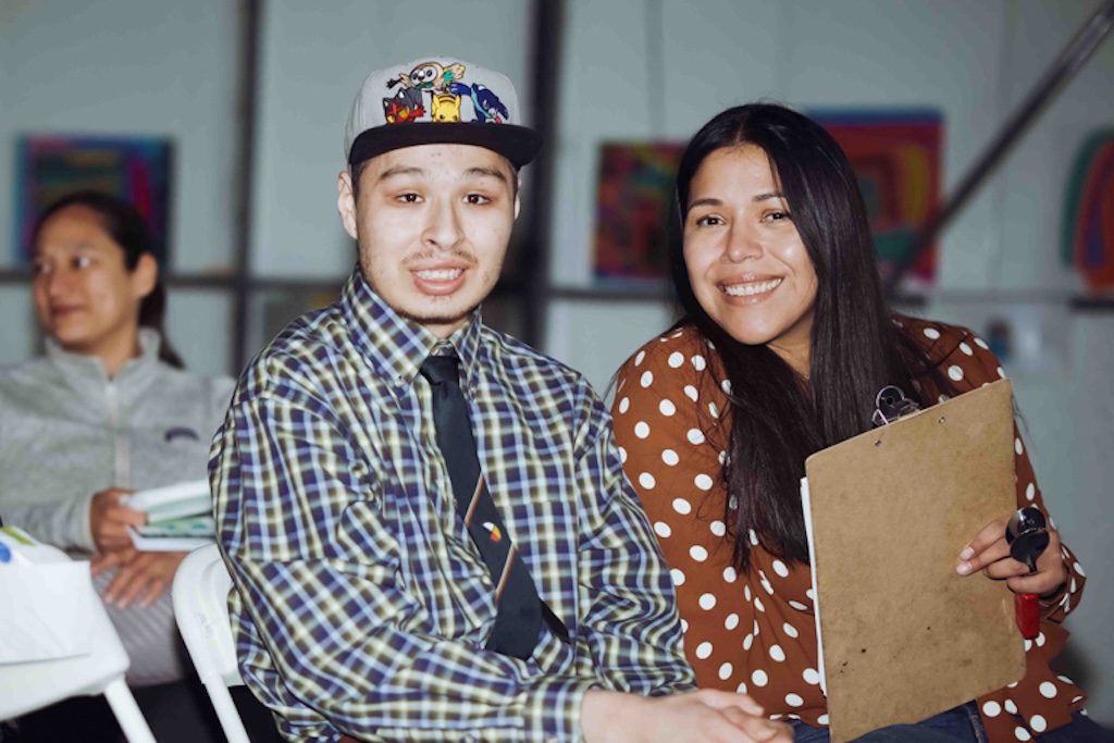 TOZ Day Program participants in Draw Us In production, 2023